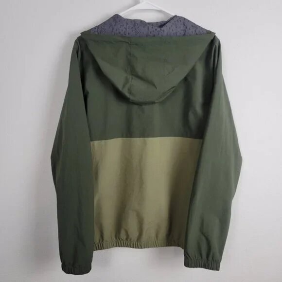 Voyager Men's Light Weight Windbreaker Water Resistant Hooded Rain Jacket Large - Picture 5 of 8